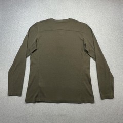Kuhl Enticer Henley Shirt Men Medium Green Thermal Long Sleeve Stretch Baselayer