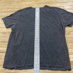 KISS Lucky Brand T Shirt Men XXL Gray Blue Music Rock Band Graphic Tee 2XL 50-52