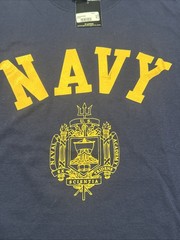 VTG US Naval Academy Mens Shirt XL Blue XL Navy NWT Gear For Sports Scientia