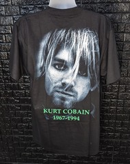 The Roxx Kurt Cobain T-Shirt Men’s XL Black Single Stitch Deadstock 2000s Tee