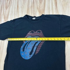 Vintage 2005 The Rolling Stones Black Shirt Rockware Size Medium Tongue