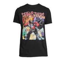 Transformers Optimus Prime Black Men’s Graphic T-shirt Size 3XL Chest 55″ NWT
