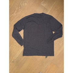 Carhartt Mens Loose Fit Long Sleeve Pocket T-Shirt Charcoal Heather Gray Size M
