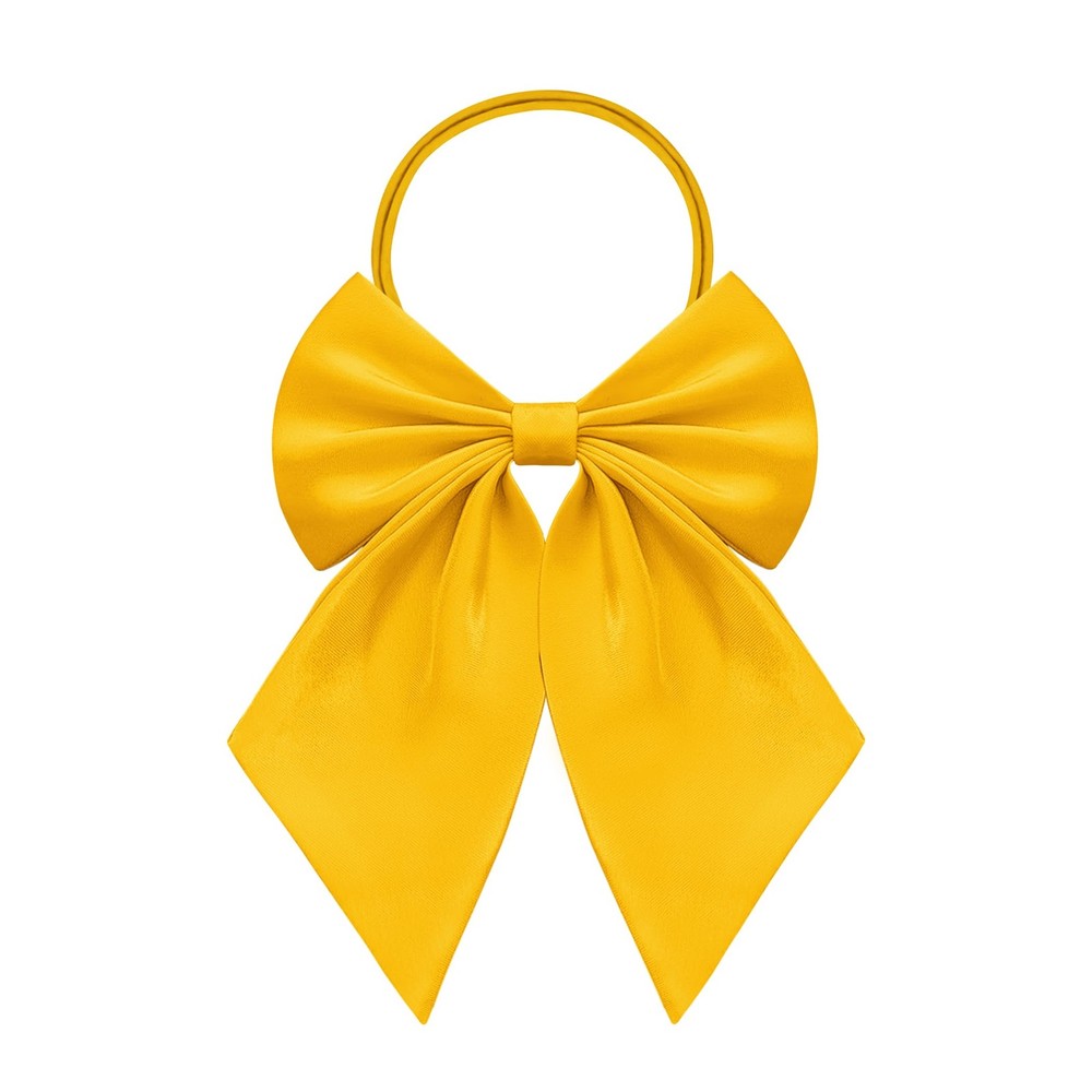Women Pre-Tied Bow Tie for Waitress Uniform, Costume & Choir, Adjustable Neck Bo