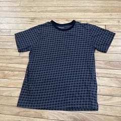 Eighth Avenue Geometric T Shirt Men M Gray Black Art Deco Cube Hexagon Diamond