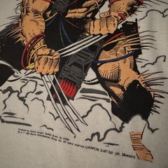Vintage Wolverine Weapon X Long Sleeve Shirt Marvel Comics Images Avengers RARE