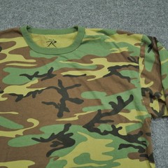 Rothco Shirt Adult XL Green Brown Camouflage Long Sleeve Mens
