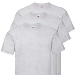 mens fruit of the loom t shirts 5 3 Pack Unisex Plain Cotton Bulk T-Shirt Mixed
