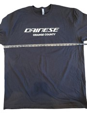 Dainese Orange County Motorcycle Street Bike Oversized Black T-Shirt XXL NWOT