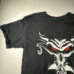 WWE Mens Brock Lesnar T-Shirt Large Black Cotton Wrestling Next Big Thing Skull