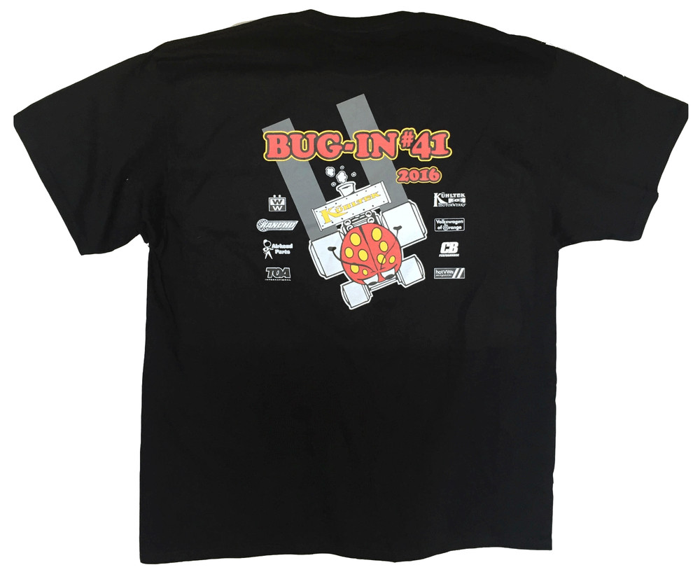 2016 BUG-IN 41 Event T-Shirt – Volkswagen – VW – Air Cooled – Cal Look