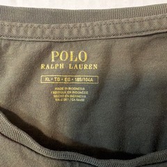 Polo Ralph Lauren Shirt Men XL Olive Green Orange Pony Crew Neck Short Sleeve