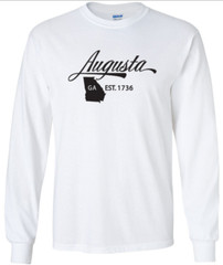Augusta Georgia State T-Shirt Long Sleeve Graphic Tee Unisex Apparel Design