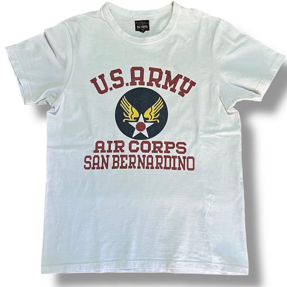 Real McCoy’s US Army T-Shirt Vintage Discontinued Size 36