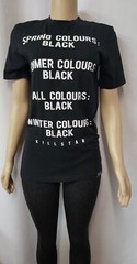 KILLSTAR ~ Gothic T-Shirt “Spring, Fall, Summer Winter, Colours Black” Size S #W