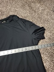 32 Degrees Cool Mens Black Performance Crewneck Short Sleeve T-Shirt XXL