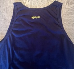 Gay Themed “DAMN DADDY” Tank Top Black & Yellow Sz.S ? Tags Cut Out