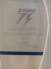 David Bowie Aladdin Sane T Shirt Licensed Rock Band Merchandise White Size L