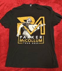 District Parker McCollum Concert Tour 2023 Merch Black Men’s T-Shirt Size M