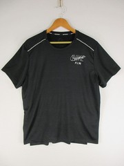 Nike Dri-FIT T-Shirt Mens XL Nike Air Short Sleeve Graphic Black Running Tee