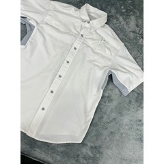 men’s white Reel Legends fishing shirt size small Mariner 2 good condition