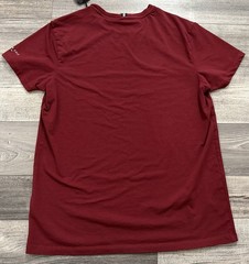 NEW Kenneth Cole New York Mens Crewneck T-Shirt Mens Medium Burgundy Red Tee