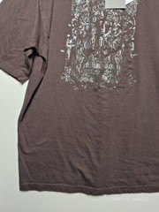 Mecca Apparel T-Shirt Mens 2XL Brown Cotton Mythological Graphic Print Crew Neck