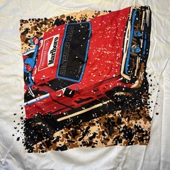 Vtg 90s Marlboro Adventure Team Truck Pocket Tee Original Box Cigarette Promo