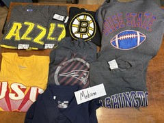 Lot Of 29 Piece Assorted Sports Team Shirts Sweatshirts Modern NCAA NFL NBA NHL