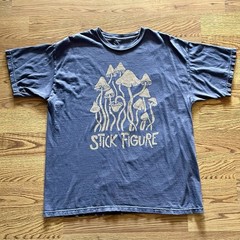 Collection Stick Figure band Navy color Gift Funny All Size Tee C59.256
