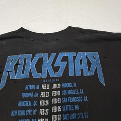 Rockstar Original Shirt Mens 3XL Black Skull Rock Band 1992 US Tour Graphic Tee
