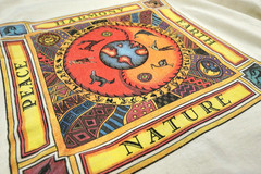 90s Human-i-Tees XL Single Stitch T-Shirt Peace Harmony Earth Nature Organic USA