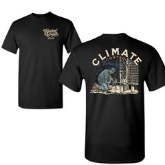 Climate Control Worker T-Shirt, 2 Sides Graphic