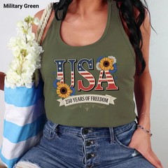 Women Freedom Years Tank Top