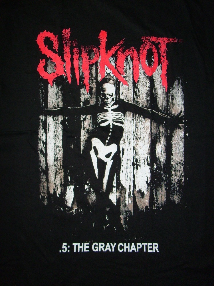 FREE SAME DAY SHIPPING New SLIPKNOT .5 THE GRAY CHAPTER Shirt MEDIUM