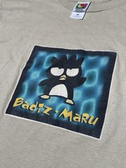 VTG 2000s FOTL Sanrio Badtz Maru Character Promo Graphic Beige T Shirt Size XL