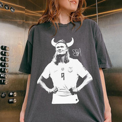 Vintage 90s Haaland Viking Shirt, Norway Soccer 2026 Tees