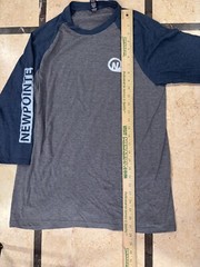 district perfect tri long sleeve Men’s Size Large Gray Blue