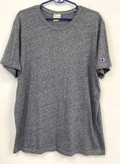 Champion 100% Cotton Heather Charcoal Medium Weight T-Shirt, Men’s Size X-Large