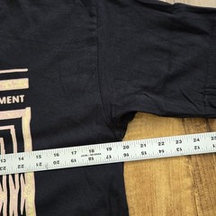 VOLCOM Black T-Shirt Youth Against Establishment-True to this Stone Size M