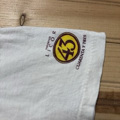 Vintage 80s Imported Licor 43 Alphabet Liquor Promo Art Shirt Size XL