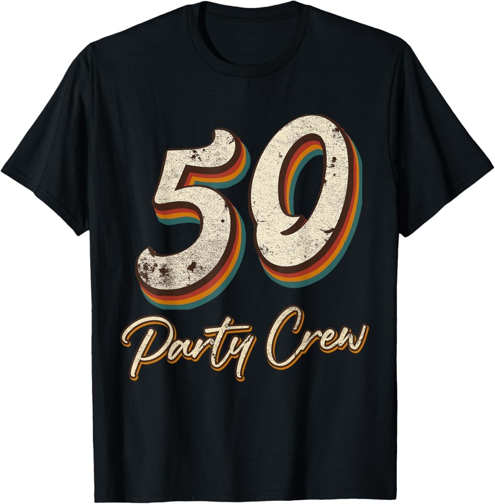 50 Party Crew – 50th Birthday T-Shirt