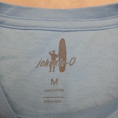 Johnnie-O T-shirt Mens Size M Malibu Blue Surf Wagon Graphic Crew-Neck NWT
