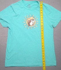 Buc-ees T Shirt Medium 38″ Blue Teal Best Days Short Sleeve