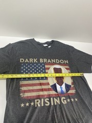 Joe Biden Dark Brandon Rising XL T-Shirt American Flag Graphic Tee Men’s New