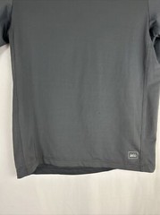 Rei Co-Op T-Shirt Mens S Gray Short Sleeve Crew Neck Pullover Polyester Stretch