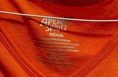 Aperol Spritz Logo Tank Top Bright Orange Cotton Blend Unisex Medium – Free Ship