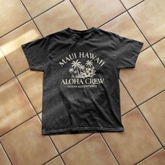 Maui Hawaii Souvenir Black T Shirt