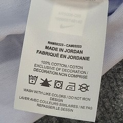 Nike Shirt Mens Large Blue Football Grey White Just Do It Cotton New Tee 55