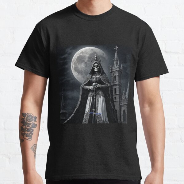 BEST SELLING Santa Muerte with Moon Classic T-Shirt